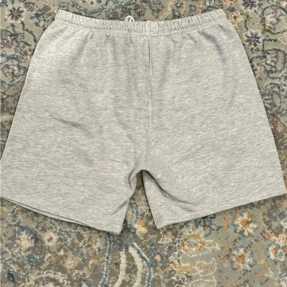 Vtg 90s Classics By Tullex Notre Dame Fighting Irish Sweat Shorts Grey Sz L USA - Picture 2 of 8